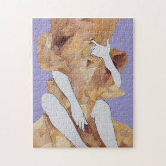 Tryck "när jag klipper till huden" pussel