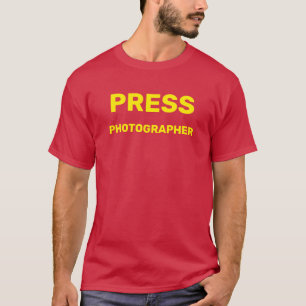 TRYCK PÅ FOTOGRAPHER T SHIRT