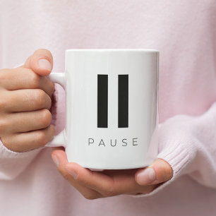 Tryck på Paus Kaffemugg