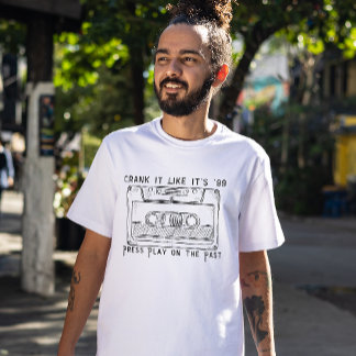 Tryck på Play på det förflutna – 90-tal Stereo Sou T Shirt