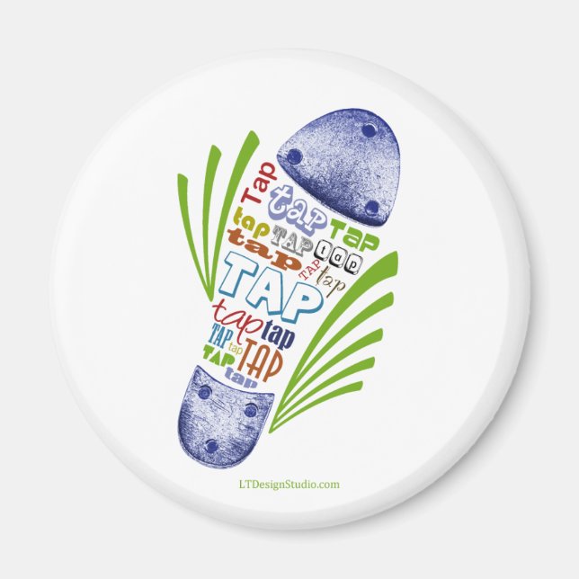 Tryck på Shoe - Magnet (Framsidan)