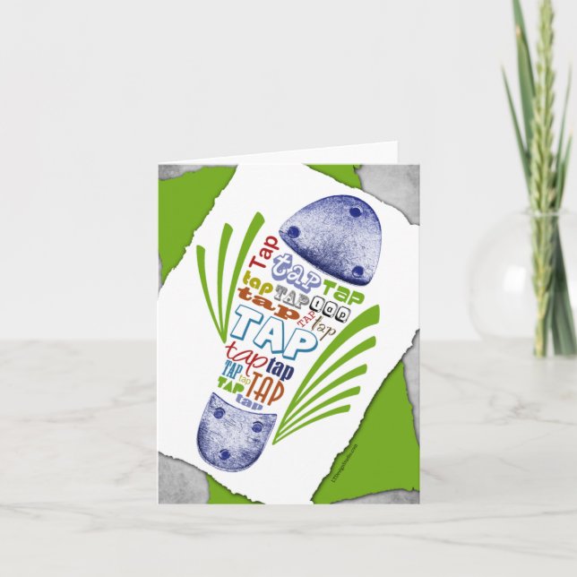 Tryck på skon - kort (Framsida)