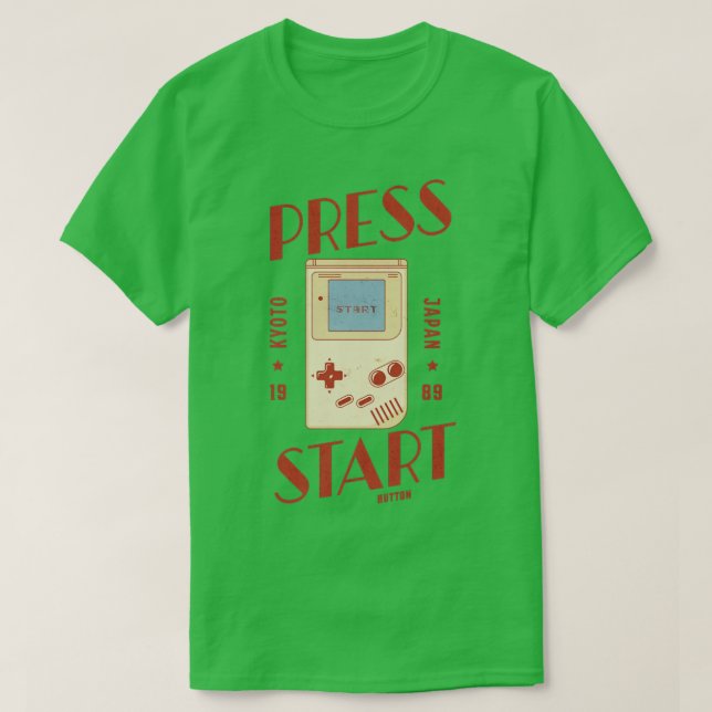 TRYCK PÅ START-KNAPPEN T SHIRT (Design framsida)