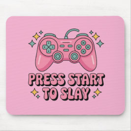 Tryck på Start till Slay - Gamer Girl Kawaii Mouse Musmatta