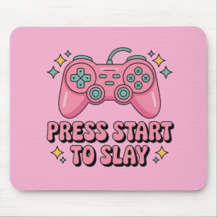Tryck på Start till Slay - Gamer Girl Kawaii Mouse Musmatta