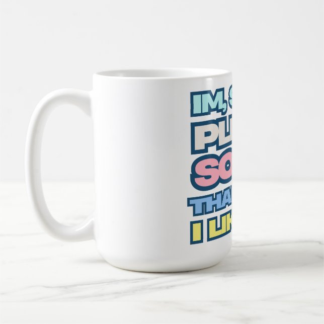 Tryck på till dig själv och få mer självbön kaffemugg (Vänster)