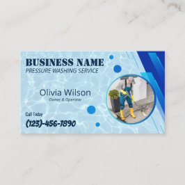 Tryck på Tvättande strömförbrukning Tvätta hus stä Visitkort