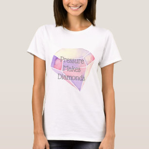 Tryck Skapar Diamanter T Shirt