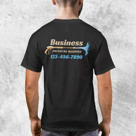 Tryck som Tvättar Guld-tvättmaskinens Toppen Städn T Shirt