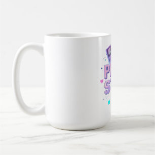 Tryck Start Y2K Retro Gaming Arkad Chrome 90s Spel Kaffemugg