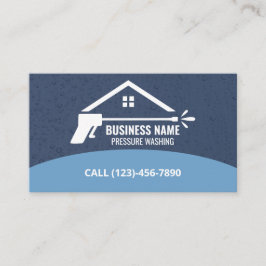 Tryck Tvättande ström Tvätta Städning droppar av V Visitkort