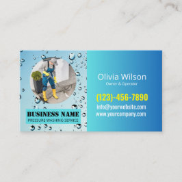 Tryck Tvättande ström Tvätta Städning droppar av V Visitkort