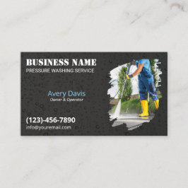 Tryck Tvättande Vatten-droppar strömmen Tvättar sv Visitkort