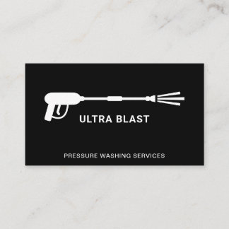 Tryck Tvättande Vatten Spray Gun Black Visitkort