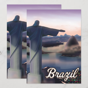 Tryckaffisch i Brasilien.