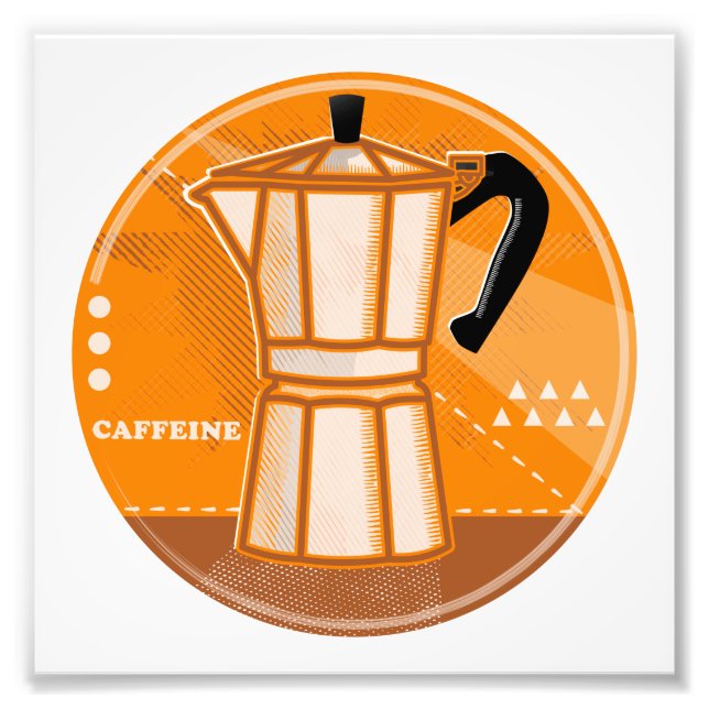 Tryckare för övre espressoporna fototryck (Framsidan)