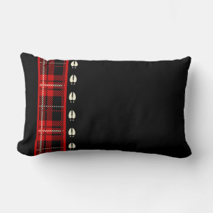 Tryckbar fyllning av Cabin Red Play Moose Hoof Pri Lumbarkudde