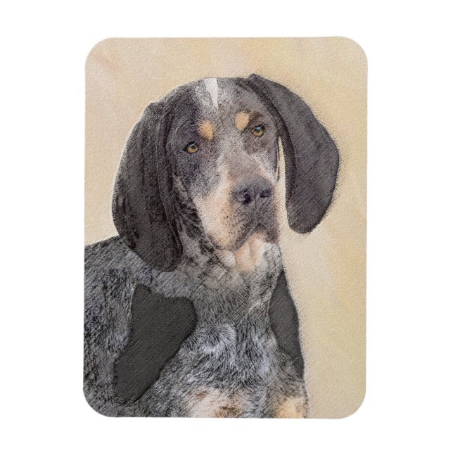 Tryckbarhetskontindelning - Cute Original Hund Ar Magnet (Vertikal)