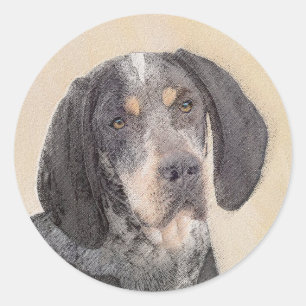 Tryckbarhetskontindelning - Cute Original Hund Ar Runt Klistermärke