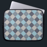 Tryckbarna av regnblått Grått-bomullsfrö Laptop Fodral<br><div class="desc">2023</div>