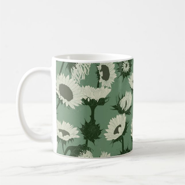 Tryckblock Skriv ut solrovit Kaffemugg (Vänster)