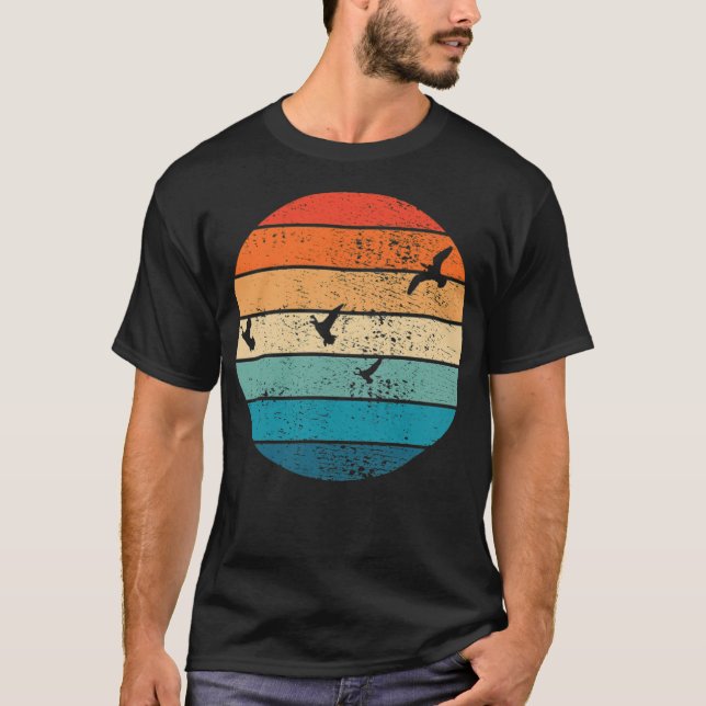 Tryckboxare för jaktarbete i anka  t shirt (Framsida)