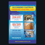 Tryckeffekt Tvättande mall för halvsidutfällare Flygblad<br><div class="desc">Anpassa den här tryckningen tvättande (strömstvättande) flygplansmallens utformning till kostym för dina behov och ditt företag. Detta tryck tvättar visningen av en mall för tryck på tvättarpistol och bakgrunden till vatten pärlor. Se matchning av produkter som det tryck som tvättar visitkortsmallen.</div>