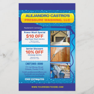 Tryckeffekt Tvättande mall för halvsidutfällare Flygblad