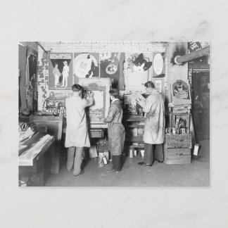 Tryckeri, 1921 vykort