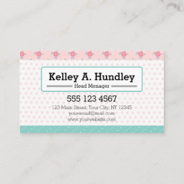 Tryckeributik/kummelbutik/konfektyr Visitkort