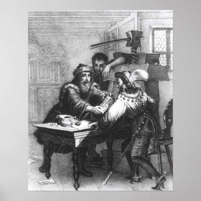 Tryckeriet, 1827 poster (Framsidan)