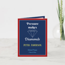 Trycket gör Diamonds Studenten-kort Kort