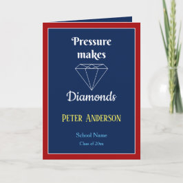 Trycket gör Diamonds Studenten-kort Tack Kort
