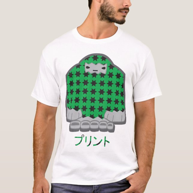 Trycket tänder skjortan tee shirt (Framsida)