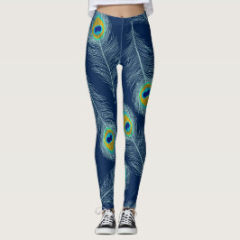 Tryckfärg för peacock leggings