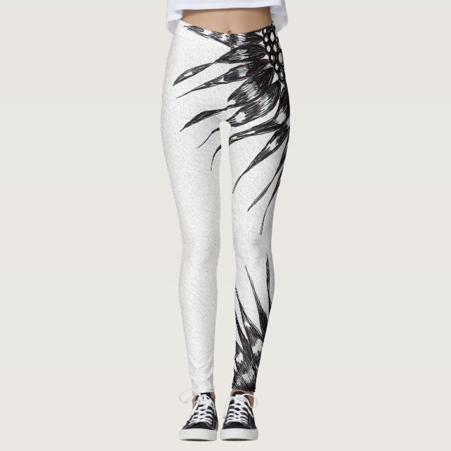 Tryckfärg Leggings (Framsida)