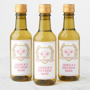 Tryckfärger och drycker Preppy Pickle Boll Vinetikett