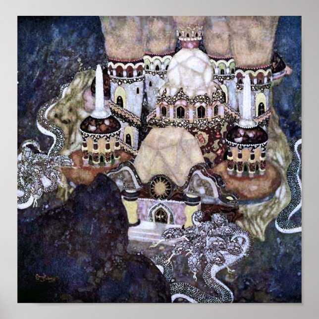 Tryckfärgspalatset i Dragon Kung Poster (Framsidan)