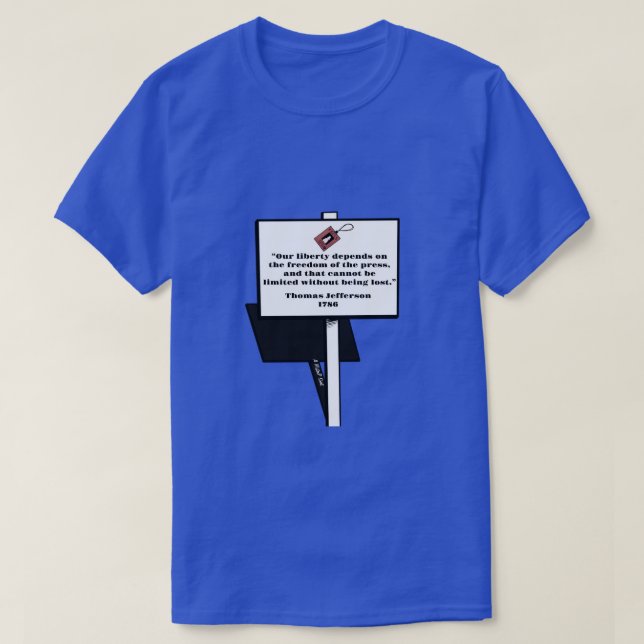 Tryckfrihet - En MisterP T-shirt (Design framsida)