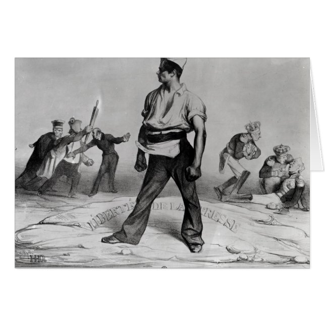 Tryckfrihet Hälsningskort (Framsidan Horizontal)