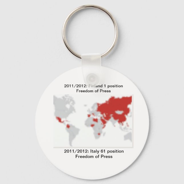 Tryckfrihet - nyckelkedja nyckelring (Framsida)