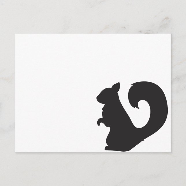 Tryckkritiker för silhuetgrafik från skogsmark vykort (Framsida)