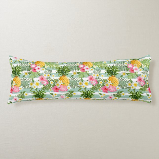 Tryckkroppsfyllning för Tropical Handflatan Kroppskudde (Framsidan)