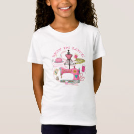 Tryckmakare - Sew i Kärlek, sytskjorta T-shirt