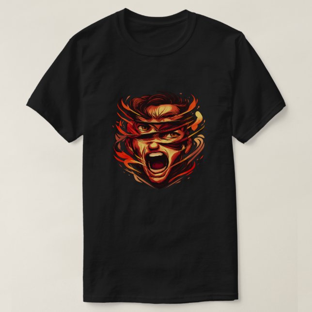 Tryckmaska Grafisk T-shirt | Djärv Urban Express (Design framsida)