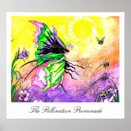 Tryckning av avsaltningspromenadskonsten poster