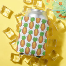 Tryckning av den tropiska hawaiiska ön Pineapple B