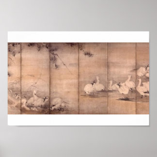Tryckning av Miyamoto Musashi, c. 1 600 Poster
