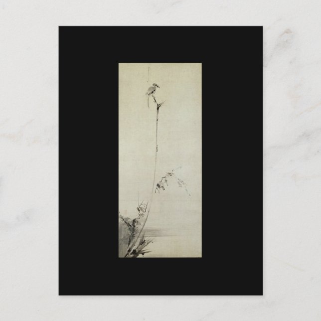 Tryckning av Miyamoto Musashi, c. 1 600 Vykort (Framsida)