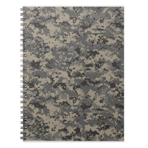 Tryckning av pixelkameror i den militära armén med anteckningsbok